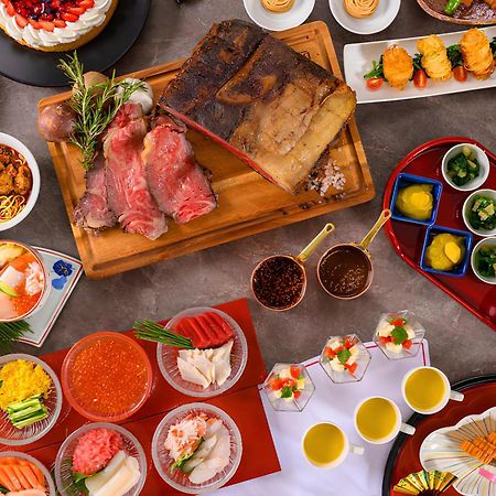 Shin Furano Prince Hotel 외부 사진 A selection of Japanese cuisine