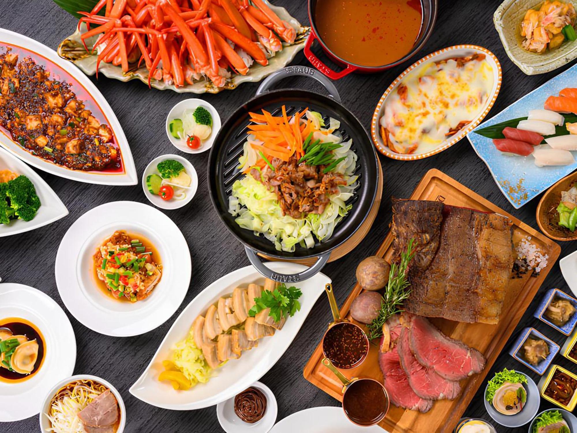 Shin Furano Prince Hotel 외부 사진 A selection of Japanese cuisine