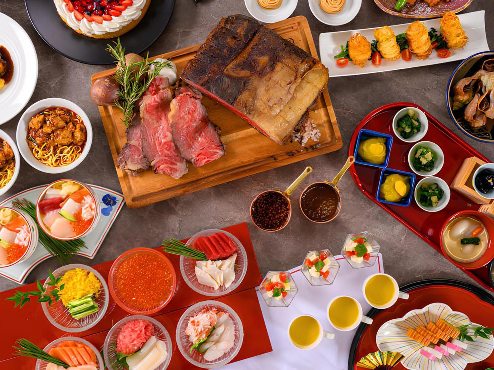 Shin Furano Prince Hotel 외부 사진 A selection of Japanese cuisine